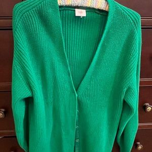 ✅ Beautiful green CAbi sweater✅